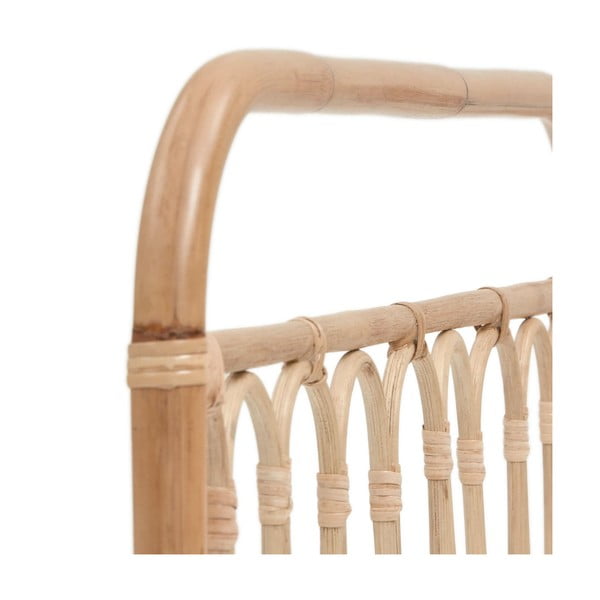 Natúr színű rattan ágytámla 90x110 cm Caterina – Kave Home-image-2