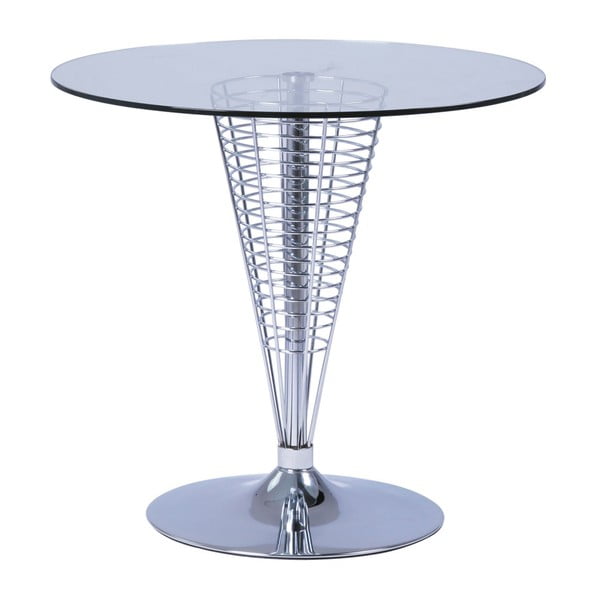 Cosmo kisasztal üveglappal, Ø 80 cm - Signal