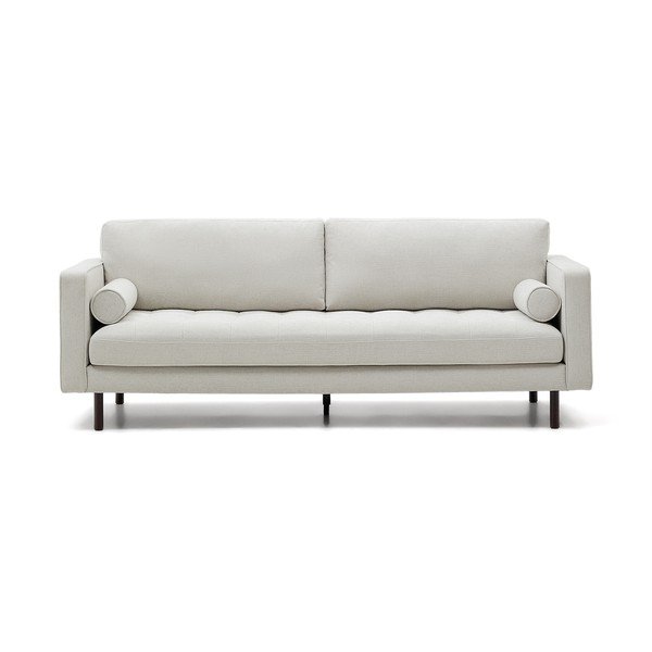 Szürkésbézs zsenília kanapé 222 cm Debra – Kave Home