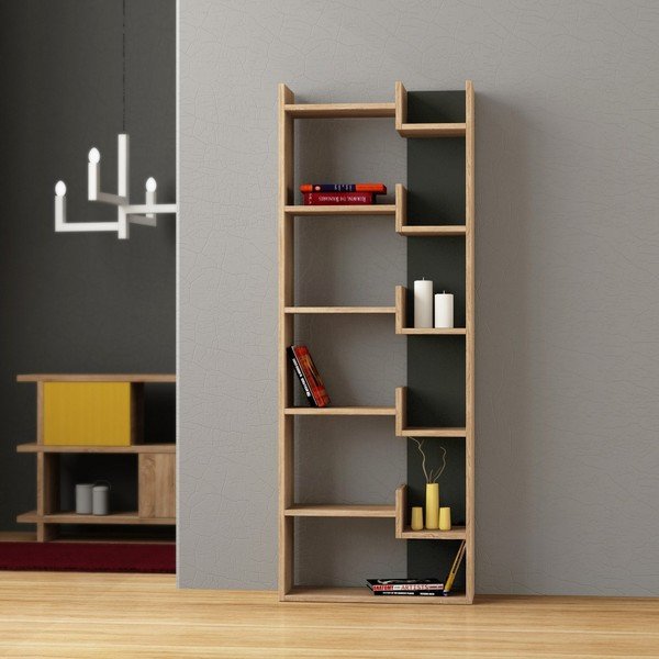 Calimera könyvespolc, magasság 163 cm - Homitis-image-1