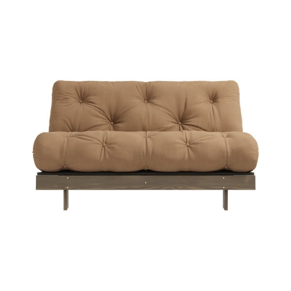 Világosbarna kinyitható kanapé 140 cm Roots – Karup Design