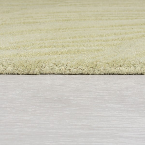 Zöld gyapjú szőnyeg 200x290 cm Lino Leaf – Flair Rugs-image-4