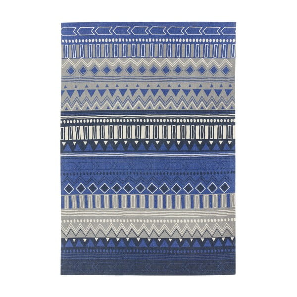 Tribal Mix kék szőnyeg, 120 x 170 cm - Asiatic Carpets