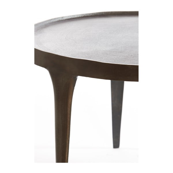 Barna kerek dohányzóasztal szett 2 db-os ø 75 cm Tobias – Light & Living-image-4