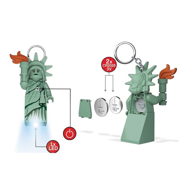 Zöld világító kulcstartó Statue of Liberty – LEGO®-image-2