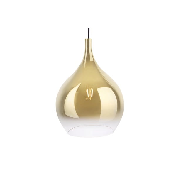 Drup aranyszínű üveg függőlámpa, ø 26 cm - Leitmotiv-image-2
