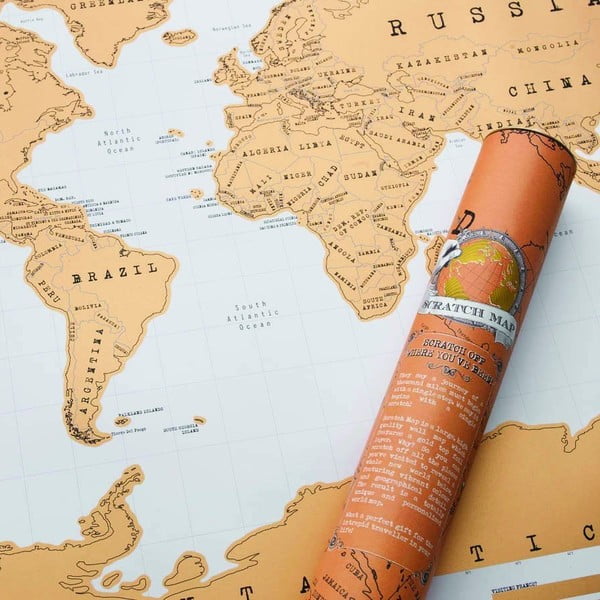 Kaparós térkép 88x52 cm World Scratch Map – Ambiance-image-1
