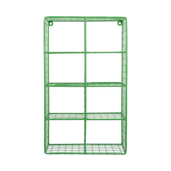Zöld többszintes acél fali polc 30 cm Reja – PT LIVING