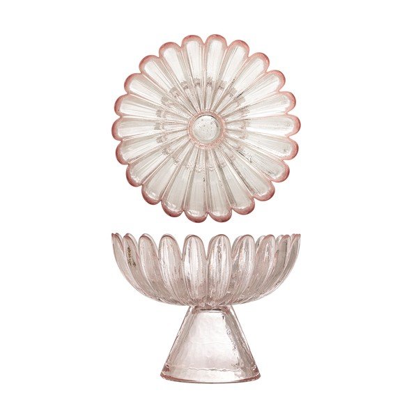 Világos rózsaszín üveg szervírozó tálka 220 ml Nalu – Bloomingville-image-4