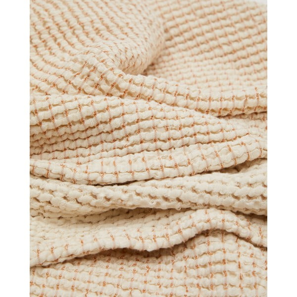 Bézs pamut ágytakaró 240x260 cm Senara – Kave Home-image-1