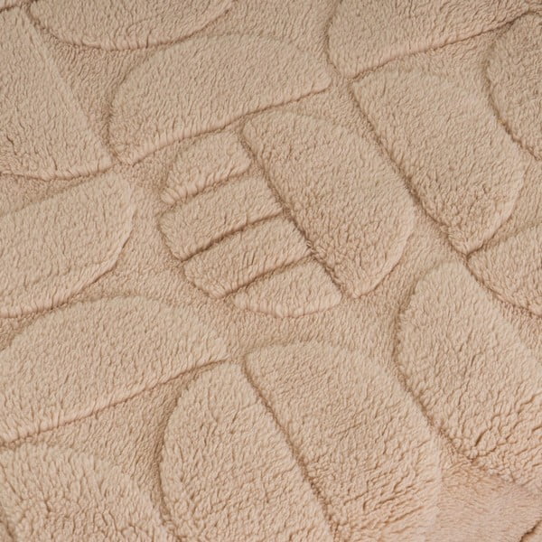 Világosbarna mikroplüss takaró 130x160 cm Mid Century – Casa Selección-image-3