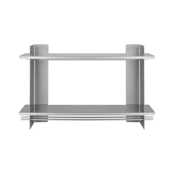 Ezüstszínű többszintes fém fali polc 70 cm Tivo – noo.ma-image-2