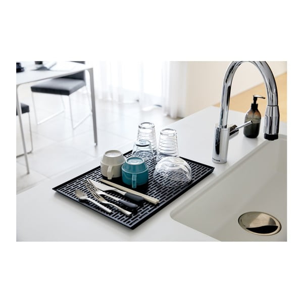 Tower fekete edénycsepegtető tálca - YAMAZAKI-image-2