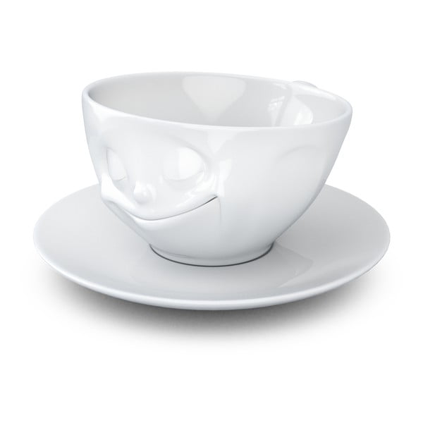 Fehér 'boldog' kávéscsésze, 200 ml - 58products-image-2