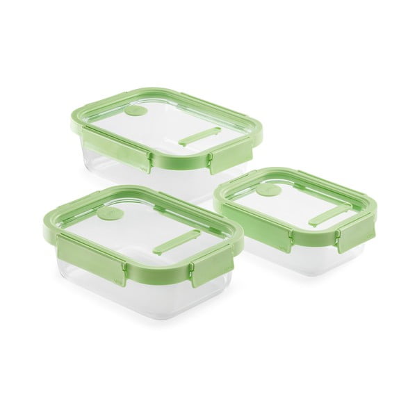 Élelmiszertartó doboz szett 3 db-os – Lékué