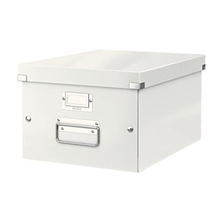 Universal fehér tárolódoboz, hossz 37 cm Click&Store - Leitz