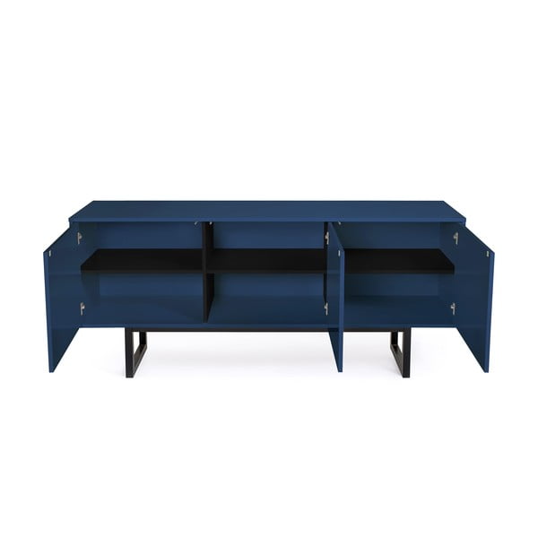 Camden Herringbone Print sötétkék komód, 175 x 175 cm - Woodman-image-2