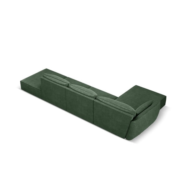 Sötétzöld sarokkanapé (bal oldali) Vanda – Mazzini Sofas-image-3