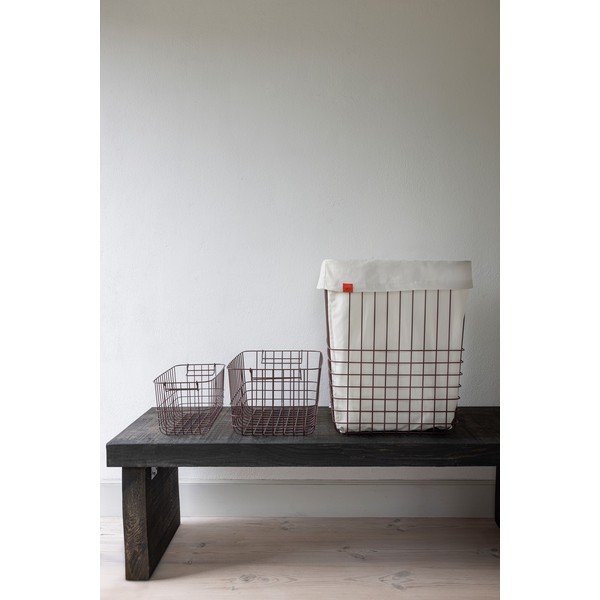 Borvörös fém szennyeskosár 64 l Store-It – Mette Ditmer Denmark-image-1