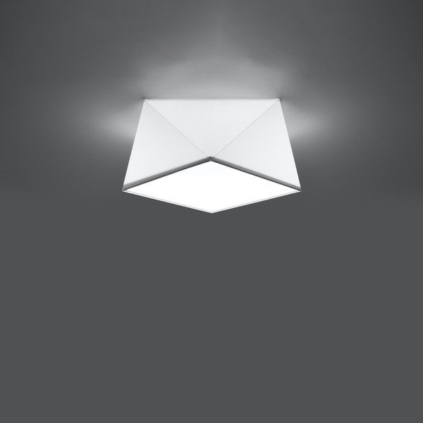 Fehér mennyezeti lámpa 25x25 cm Koma – Sollux-image-1