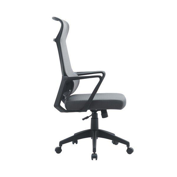 Szürke kárpitozott irodai szék Hoboken – Yes Everyday-image-2