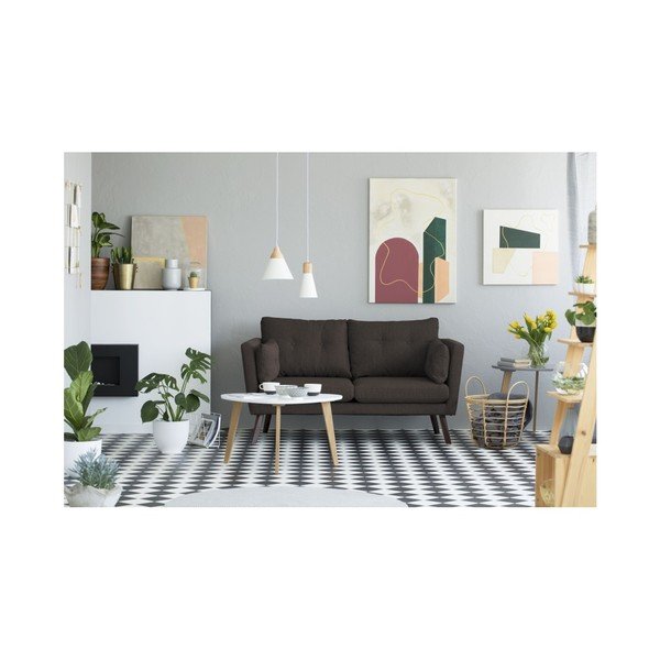 Elena barna kétszemélyes kanapé - Mazzini Sofas-image-3