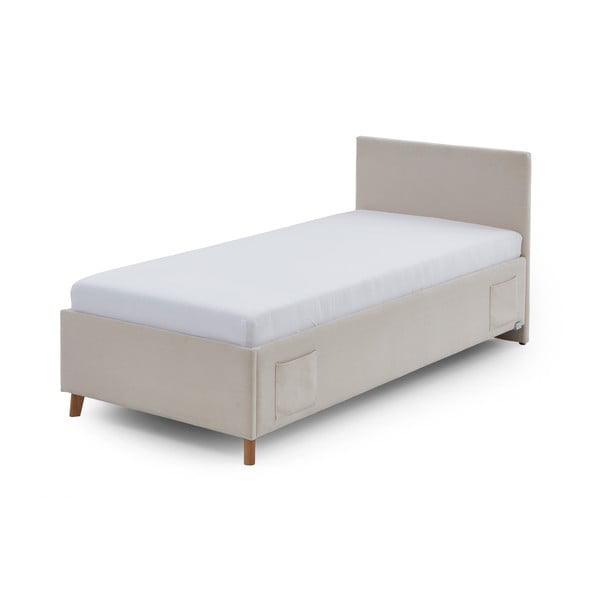Bézs ágyneműtartós gyerekágy 90x200 cm Cool – Meise Möbel