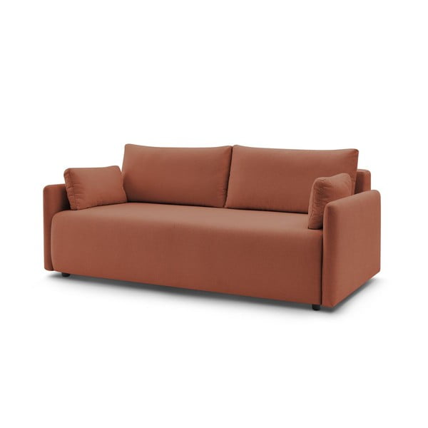 Narancssárga kinyitható kanapé 211 cm Marcel – Bobochic Paris-image-3