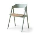 Mette világoszöld bükkfa étkezőszék rattan ülőfelülettel - Findahl by Hammel