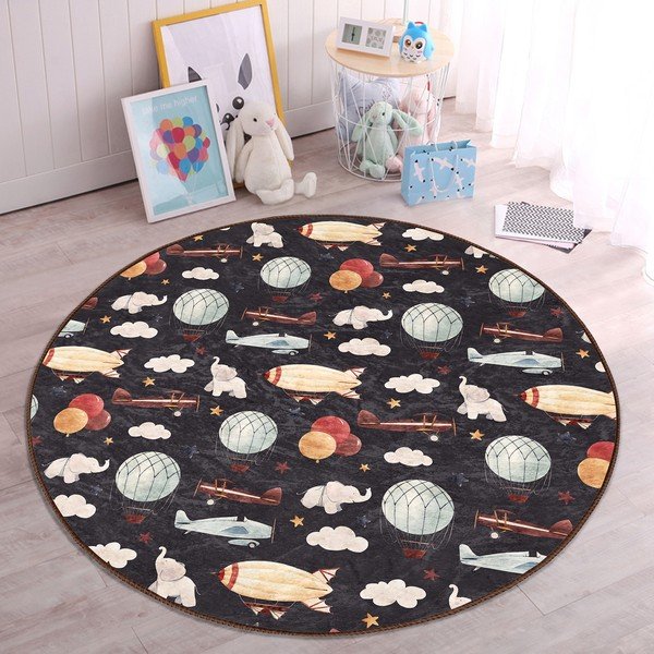 Gyerek szőnyeg ø 100 cm Comfort – Mila Home-image-2