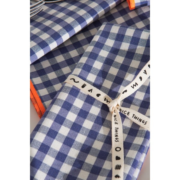 Asztali futó, tányéralátét és szalvéta szett 8 db-os Vichy – Really Nice Things-image-4