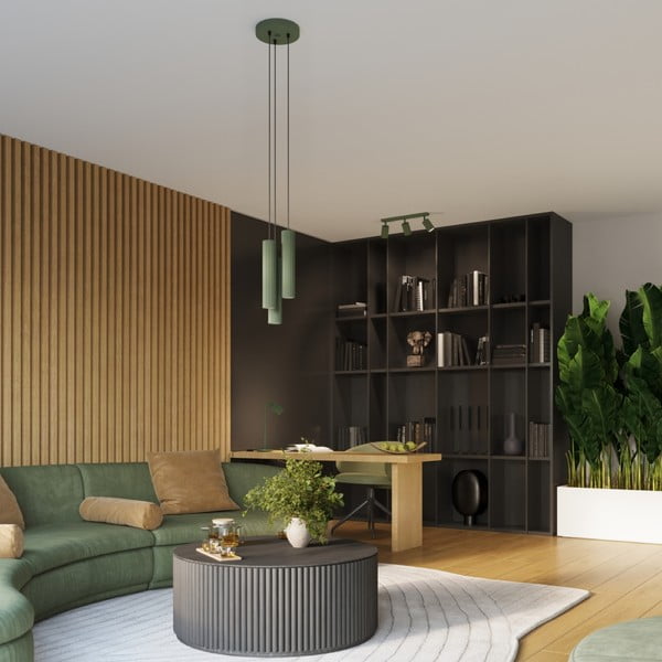 Zöld függőlámpa ø 19,5 cm Gleam – Sollux-image-1