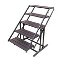 Fém-műanyag virágtartó állvány Tabora - Garden Pleasure