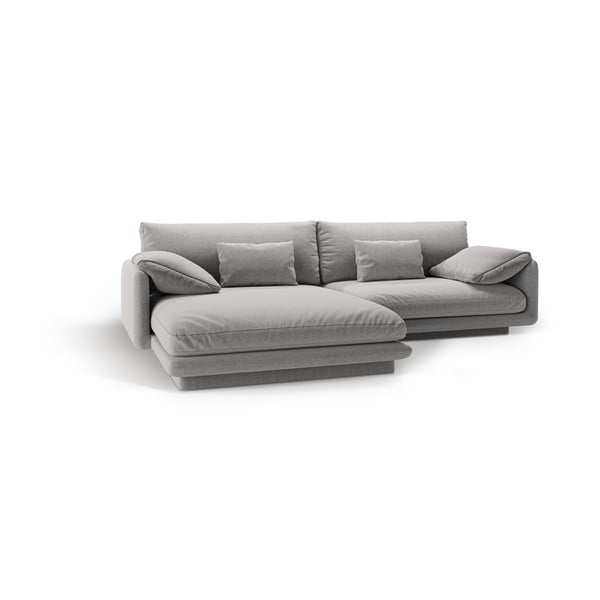 Világosszürke sarokkanapé (bal oldali) Torino – Micadoni Home-image-2