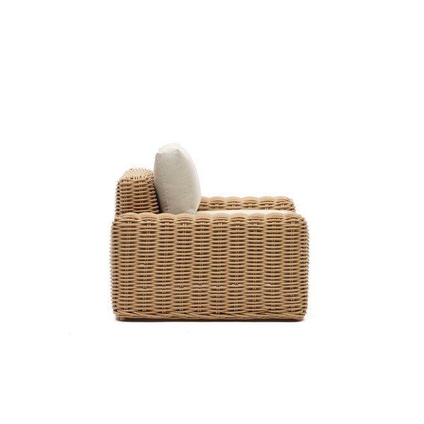 Krémszínű-natúr színű kerti fotel Portlligat – Kave Home-image-2