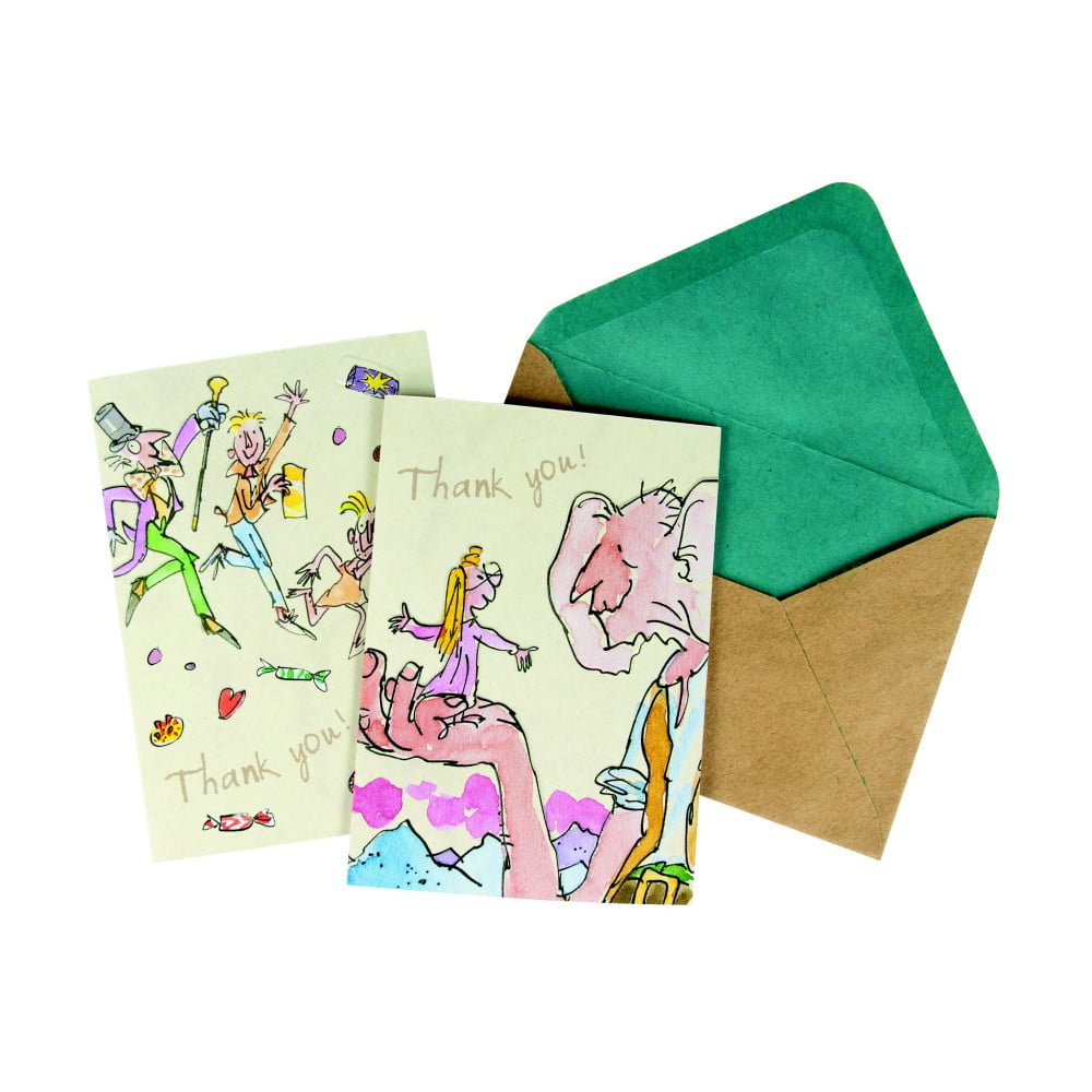 Roald Dahl 10 db üdvözlőkártya és boríték szett - Portico Designs