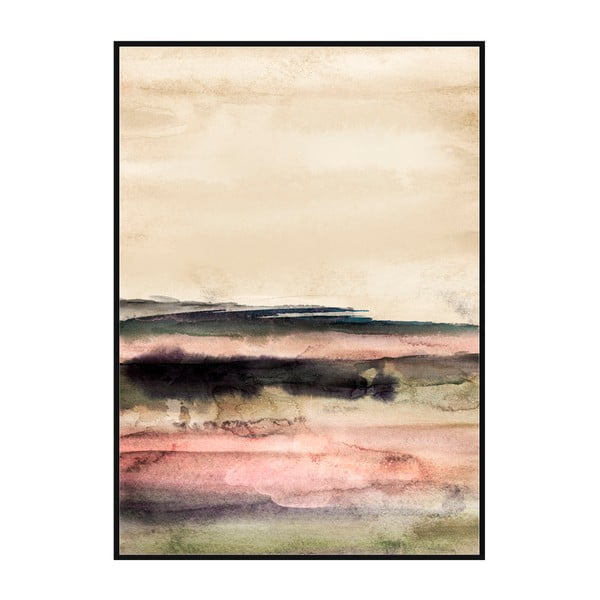 Pink Tones kép borovi fenyőfa kerettel, 100 x 140 cm - Moycor
