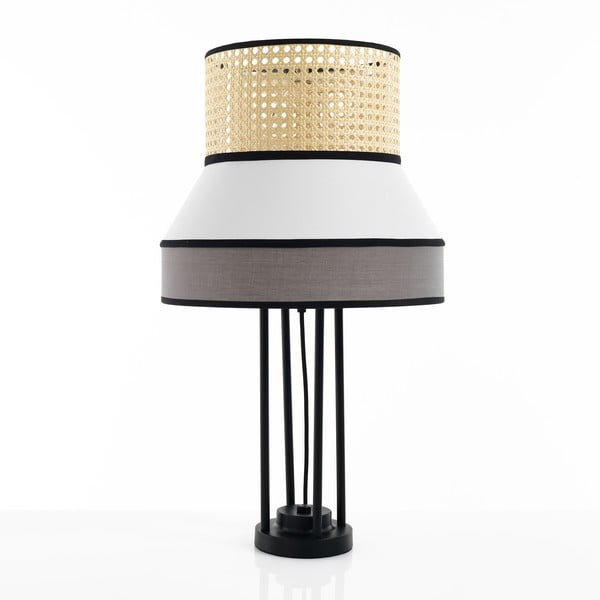 Fekete-szürke asztali lámpa 62 cm Wien - Tomasucci