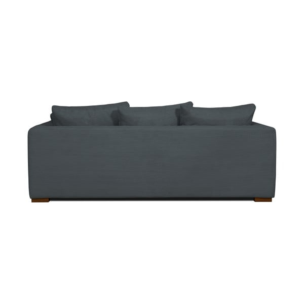 Szürke kordbársony kanapé 220 cm Comfy – Scandic-image-3