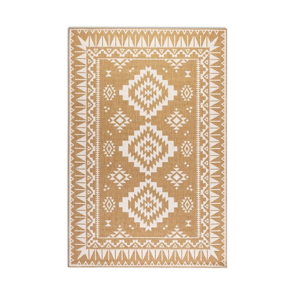 Okkersárga-krémszínű kültéri szőnyeg 160x230 cm Gemini – Elle Decoration-image-2