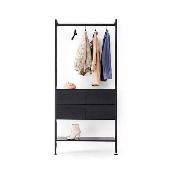 Edge fekete előszoba bútor - Hammel-image-2