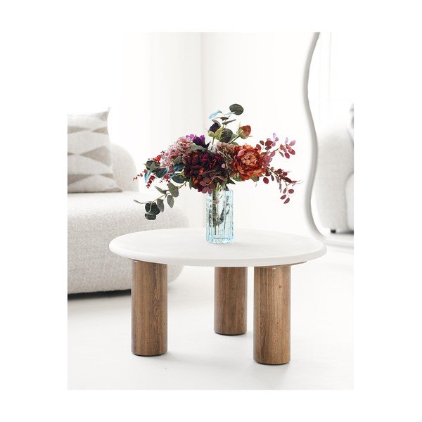 Szürke üveg váza (magasság 20 cm) – House Nordic-image-1