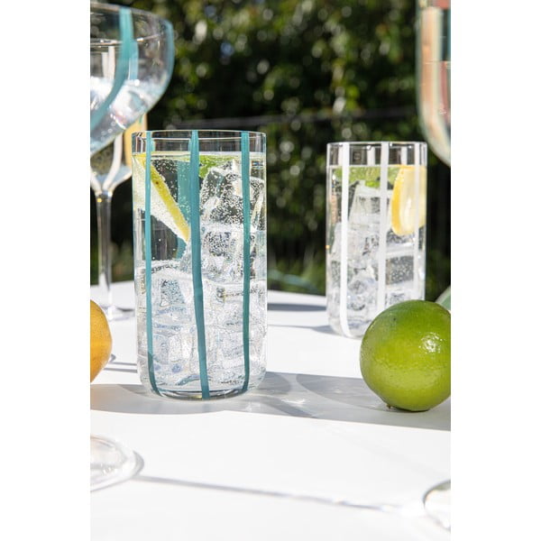 Pohár szett 4 db-os 450 ml Stripe – Ladelle-image-4