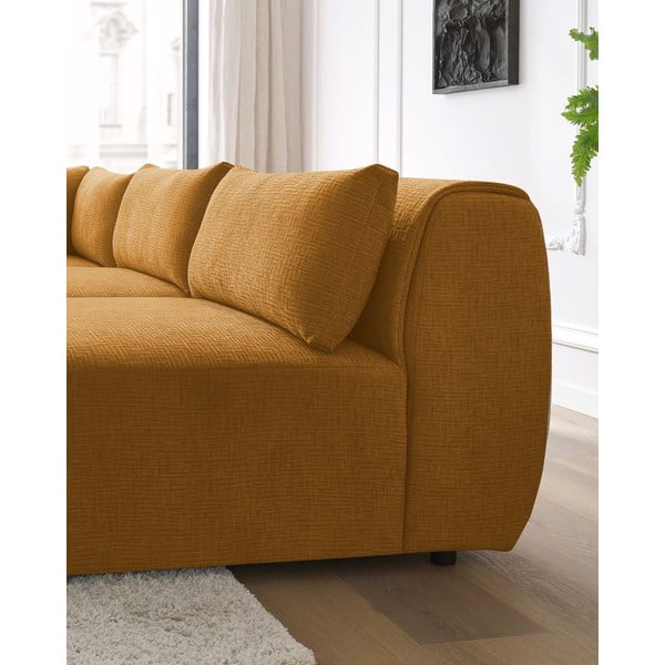 Mustársárga sarokkanapé (variálható) Jeanne – Bobochic Paris-image-1