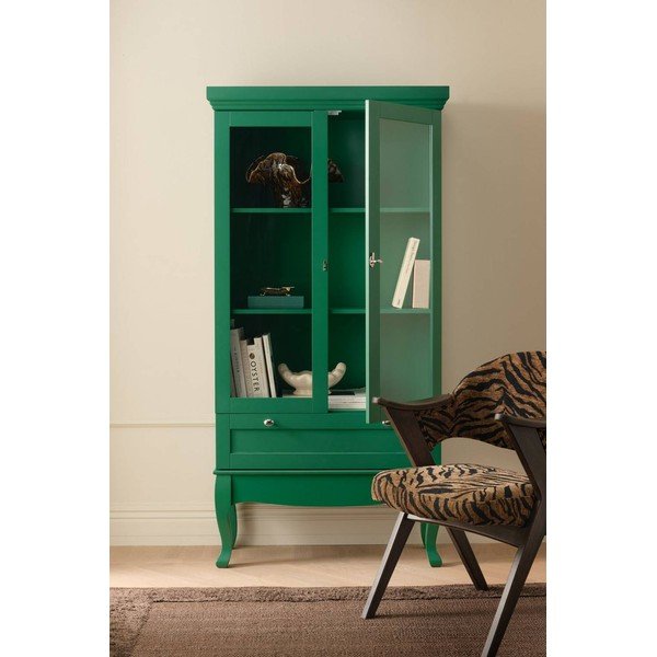 Zöld MDF függő tálalószekrény 85x170,5x35 cm Prato – Ellos Home-image-1