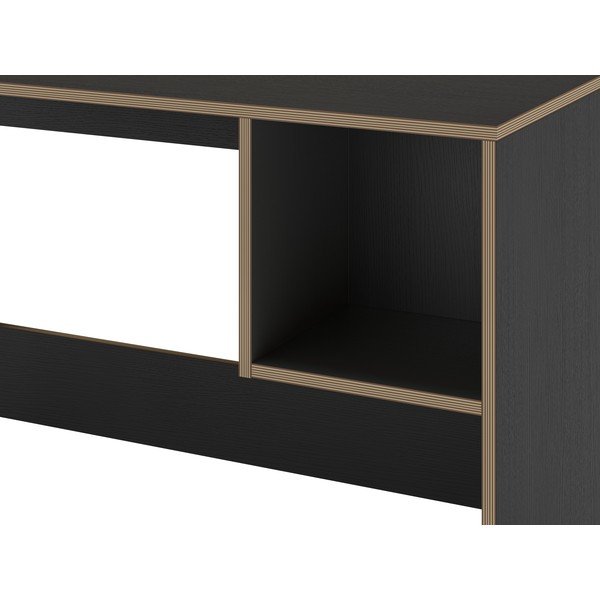 Íróasztal fekete asztallappal 50x110 cm Lyly – Marckeric-image-4