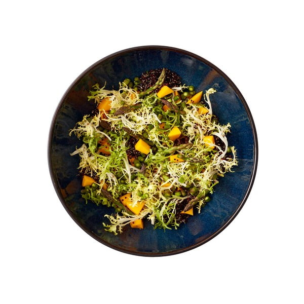 Fekete-kék kőedény tál ø 30 cm Gastro Dark Blue/Black – Bitz-image-4