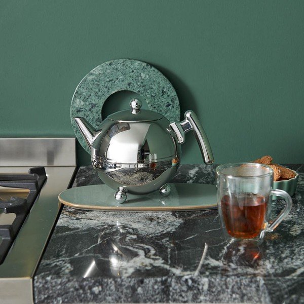 Ezüstszínű rozsdamentes acél teáskanna 1,2 l Bella Ronde – Bredemeijer-image-1