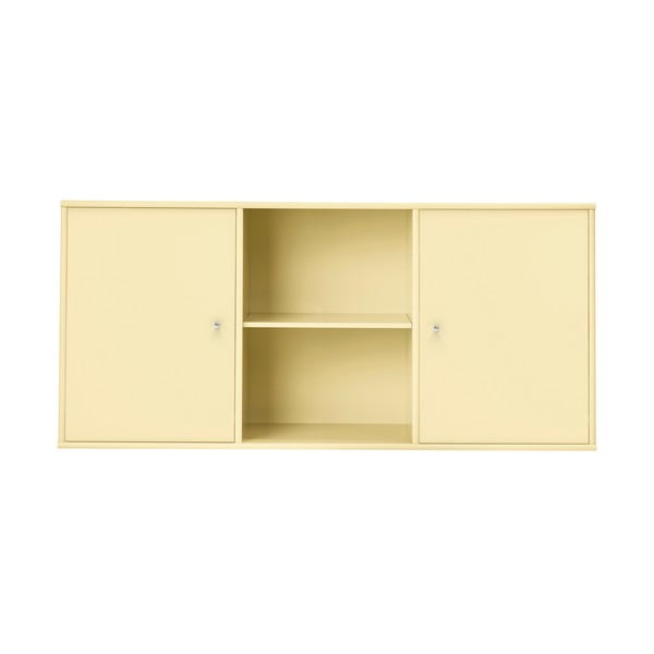 Világossárga alacsony függő komód 133x61 cm Mistral – Hammel Furniture