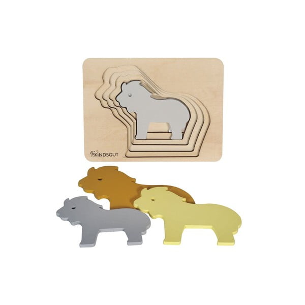 Lion fa gyerek puzzle - Kindsgut-image-3